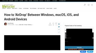 
                            12. How to 'AirDrop' Between Windows, macOS, iOS, and ...