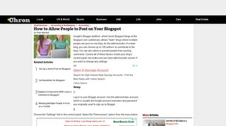 
                            11. How to Allow People to Post on Your Blogspot | Chron.com