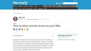 
                            7. How to allow remote access to your Mac | Macworld