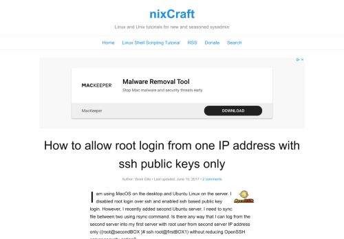 
                            11. How to allow root login from one IP address with ssh public keys only ...