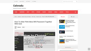 
                            11. How To Alter Pldt Ultera Wifi Password Together With Ssid - Calovadu