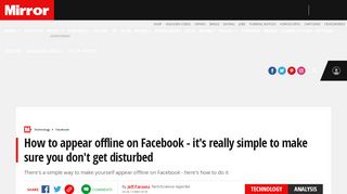 
                            5. How to appear offline on Facebook - it's really simple to make sure you ...