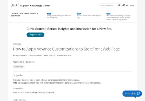 
                            2. How to Apply Advance Customizations to StoreFront Web Page