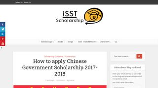 
                            13. How to apply Chinese Government Scholarship 2017-2018