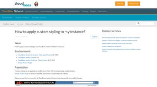 
                            8. How to apply custom styling to my instance? – CloudBees Support