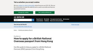 
                            1. How to apply for a British National Overseas passport from Hong Kong ...