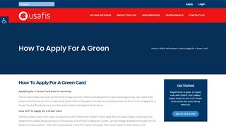 
                            6. How to Apply for a Green Card | USAFIS