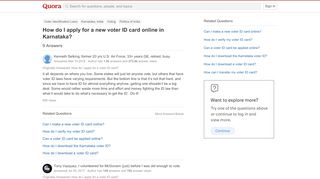 
                            9. How to apply for a new voter ID card online in Karnataka - Quora