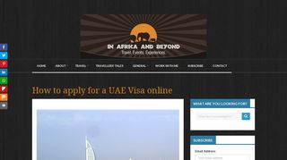 
                            12. How to apply for a UAE Visa online -In Africa and Beyond