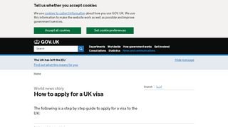 
                            4. How to apply for a UK visa - GOV.UK