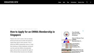 
                            11. How to Apply for an OWWA Membership in Singapore | Singapore OFW
