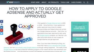 
                            6. How To Apply For Google Adsense and Actually Get Approved