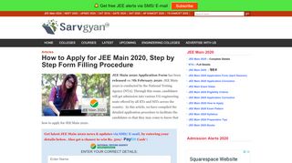 
                            7. How to Apply for JEE Main 2019, Step by Step Form Filling Procedure