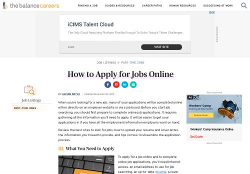 
                            4. How to Apply for Jobs Online - The Balance Careers