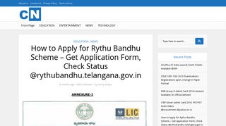 
                            6. How to Apply for Rythu Bandhu Scheme - Get Application Form ...