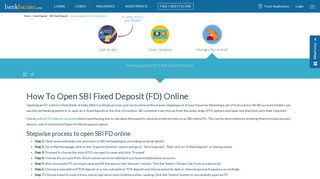 
                            6. How To Apply For Sbi Fixed Deposit Online - BankBazaar