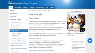 
                            2. How to Apply | GCU - Glasgow Caledonian University