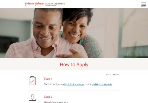 
                            7. How to Apply | Johnson & Johnson Patient Assistance Foundation, Inc