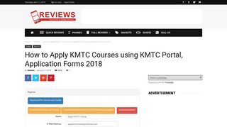 
                            10. How to Apply KMTC Courses using KMTC Portal, Application Forms ...