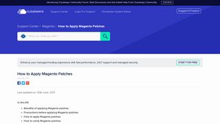 
                            11. How to Apply Magento Patches - Cloudways Support