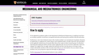 
                            13. How to apply | Mechanical and Mechatronics Engineering | University ...