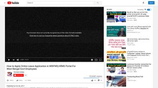 
                            3. How to Apply Online Leave Application in WBIFMS,HRMS Portal-For ...