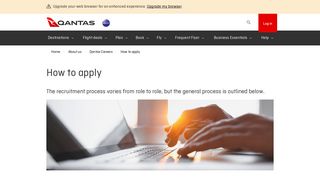 
                            2. How to apply | Qantas Careers