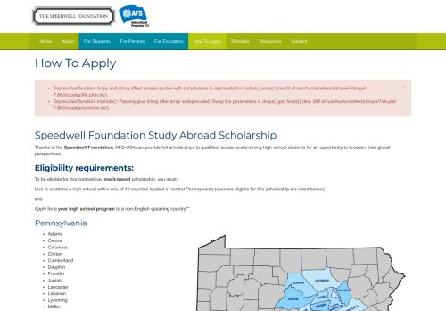 
                            11. How To Apply | Speedwell AFS Scholarships