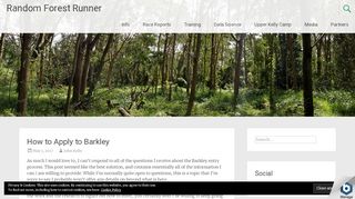 
                            2. How to apply to Barkley | Random Forest Runner