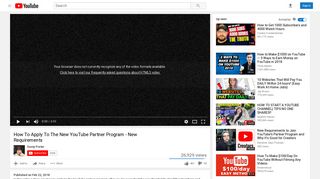 
                            4. How To Apply To The New YouTube Partner Program - New ...