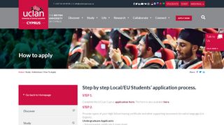 
                            3. How to apply – UCLan Cyprus