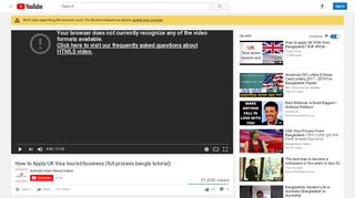 
                            8. How to Apply UK Visa tourist/business (full process bangla tutorial ...