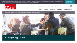 
                            11. How to apply - undergraduate applications - UWE Bristol: Applying to ...