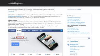 
                            7. How to approve Facebook app permissions? [ADVANCED ...