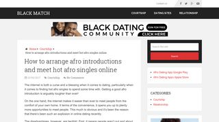 
                            12. How to arrange afro introductions and meet hot afro singles online ...
