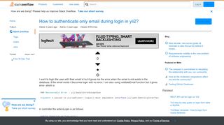 
                            3. How to authenticate only email during login in yii2? - Stack Overflow