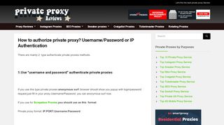 
                            11. How to authorize private proxy? Username/Password or IP ...