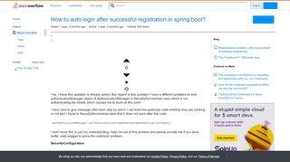 
                            1. How to auto login after successful registration in spring boot ...