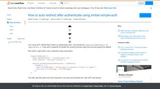 
                            3. How to auto redirect after authenticate using ember-simple-auth ...