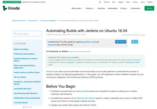 
                            13. How to Automate Builds with Jenkins on Ubuntu - Linode