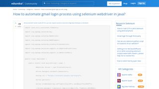 
                            5. How to automate gmail login process using selenium webdriver in java?