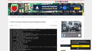 
                            10. How To Autorun A Python Script On Raspberry Pi Boot - Raspberry Pi ...