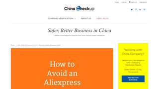 
                            6. How to avoid an Aliexpress Scam | China Checkup