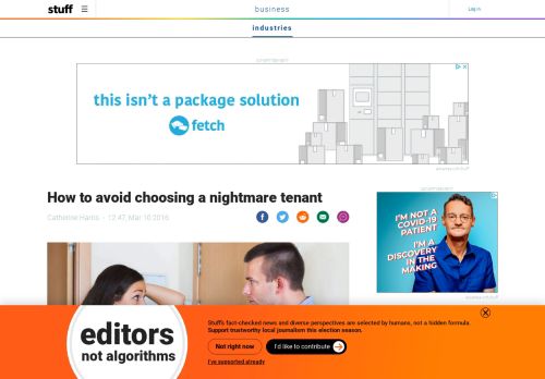 
                            12. How to avoid choosing a nightmare tenant | Stuff.co.nz