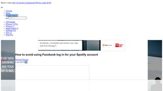 
                            8. How to avoid using Facebook log in for your Spotify account | iMore