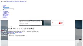 
                            13. How to back up your contacts on Mac | iMore
