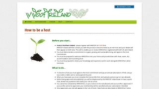 
                            12. How to be a host | WWOOF Ireland