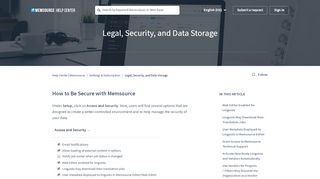 
                            11. How to Be Secure with Memsource Cloud – Memsource