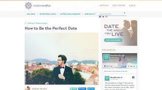 
                            4. How to Be the Perfect Date - MeetMindful