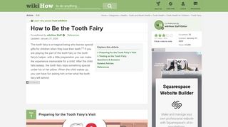 
                            12. How to Be the Tooth Fairy: 10 Steps (with Pictures) - wikiHow